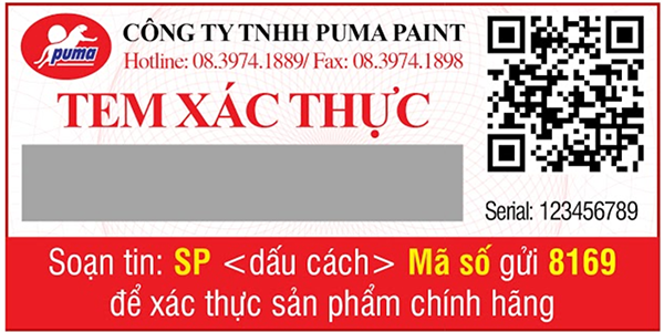 Tem xác nhận chính hãng