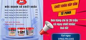 KHAI XUÂN HÁI LỘC - KHUYẾN MẠI ĐẦU NĂM PUMA DÀNH RIÊNG ĐẠI LÝ